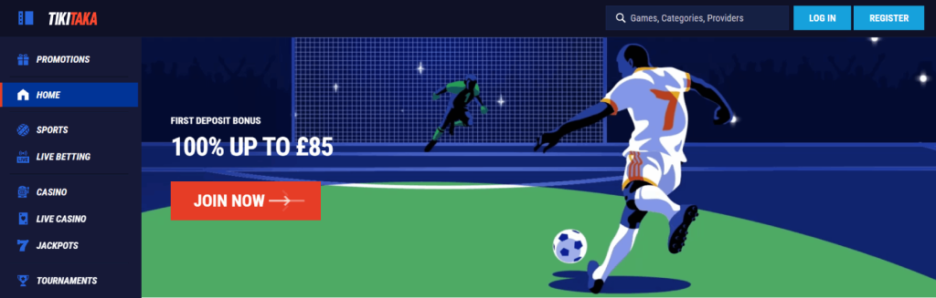 Tikitaka Casino screenshot